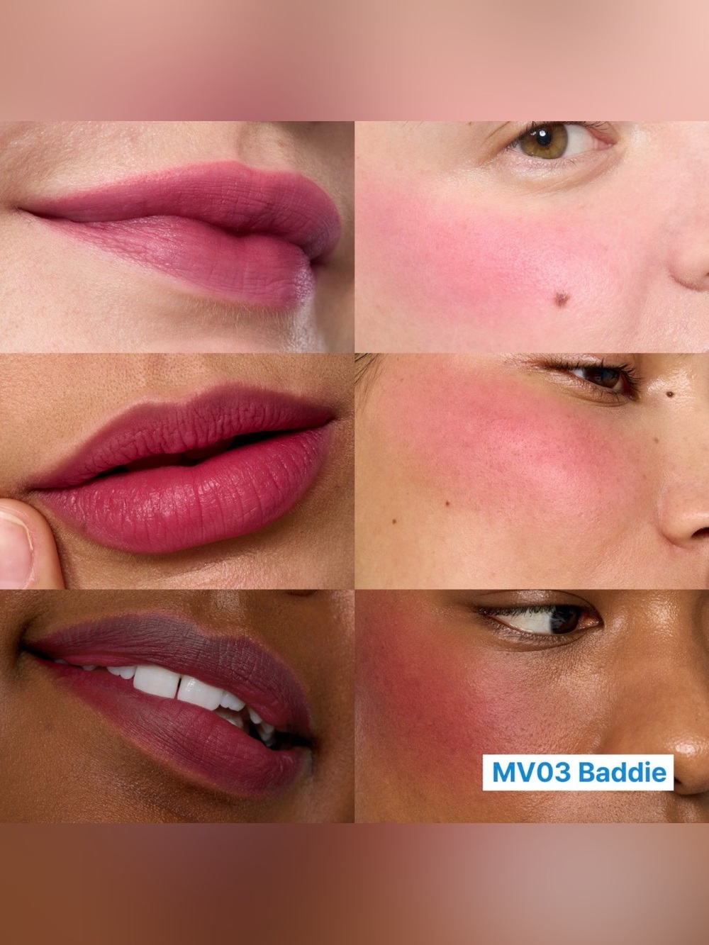 Fwee “BADDIE” Blurry Lip & Cheek Pudding Pot (BNIB) Cold-Hearted Moment - Picture 2 of 16